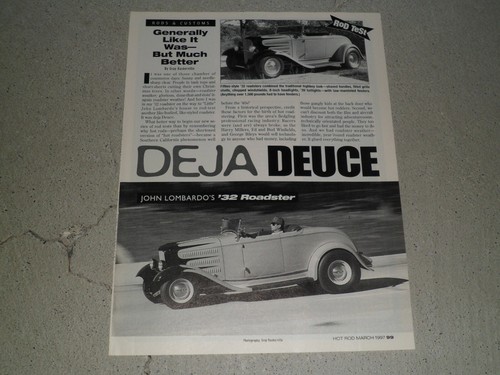VARIOUS VINTAGE 1932 FORD AD / ARTICLES - HUGE VARIETY!!! - Imagen 29 de 75