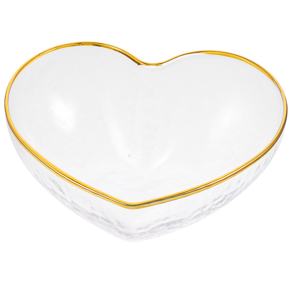 Clear Love Bowl Glass Love Shape Bowl Glass Salad Bowls Glass Heart