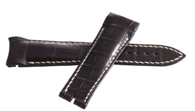 Breguet 22mm x 18mm Dark Brown Alligator Leather Watch Band Strap 3810BR