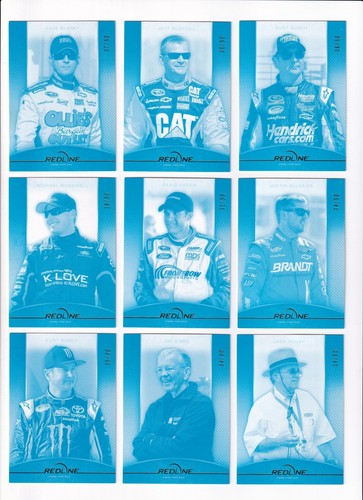 2012 Redline NUMBERED CYAN PARALLEL #6 Dave Blaney #xx/50!-ONE CARD ONLY! - 第 1/2 張圖片