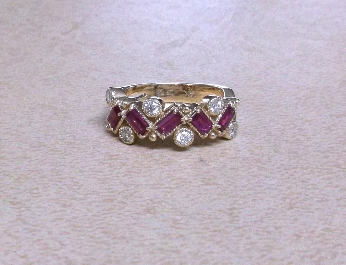 Evine ruby deals rings