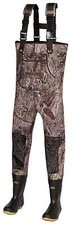 4mm Titanium Duck Blind Camo Hunting Neoprene Wader Lug Boots Size 12 King