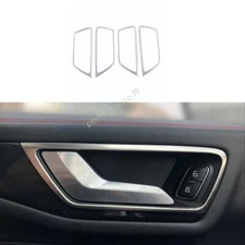 For Ford Escape Kuga 2020-2024 Silver Titanium Inner Door Handle Lock Frame Trim