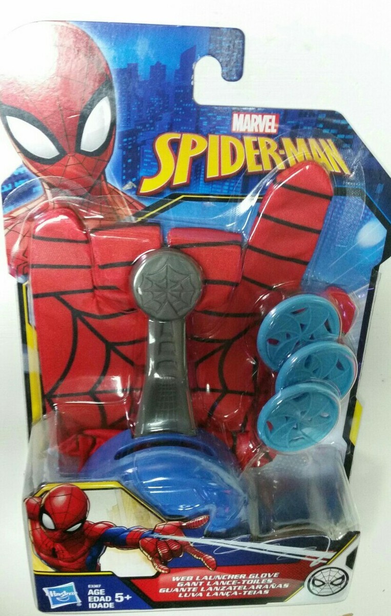 NEW Marvel Spiderman Into the Spider-Verse Disc Web Launcher Glove Gloves