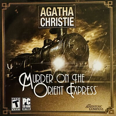 Agatha Christie: Murder on the Orient Express2 Disk (PC, 2006) No Case