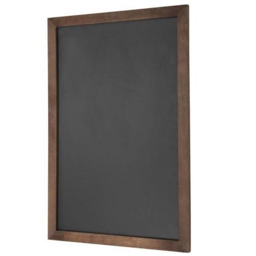 Vintage Wall Mounted Wood Framed Chalkboard Sign Retail Cafe Menu Board - Picture 1 of 4