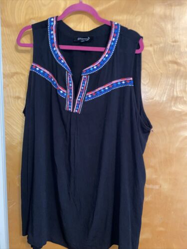 womens sz 3x embroidered tops