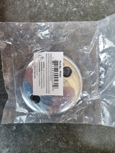 PROFLO PF401 Waste and Overflow Face Plate - 2 Hole - Chrome - Picture 1 of 2