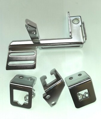 Chrome Gm Throttle Cable Kickdown Bracket Fits Chevy SBC BBC Holley Kick Down