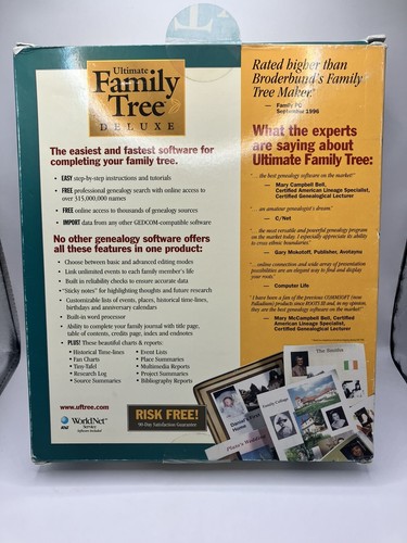 Ultimate Family Tree - MAC, 1997 Genealogy Software - New Sealed See Desc - Picture 4 of 4