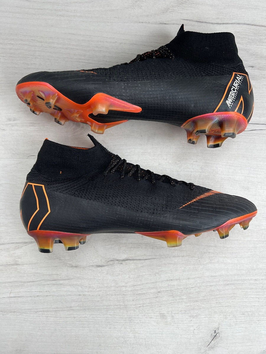 Nike Mercurial Superfly 6 Elite FG Black Orange ACC Football