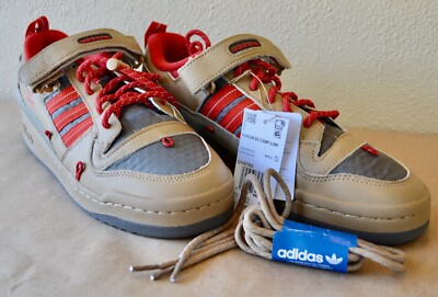 Size 10 - adidas Forum 84 Camp Low Cardboard Scarlet