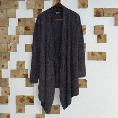 Barefoot Dreams Bamboo Chic Lite Womens S/M Open Front Cascade Cardigan Wrap