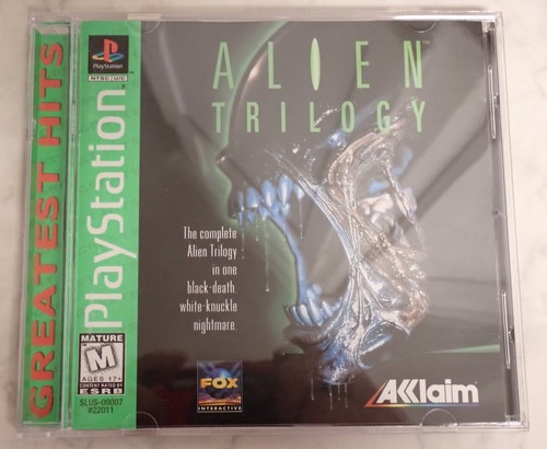 Alien Trilogy PS1 Playstation 1 ~ mit Reg Card ~ getestet