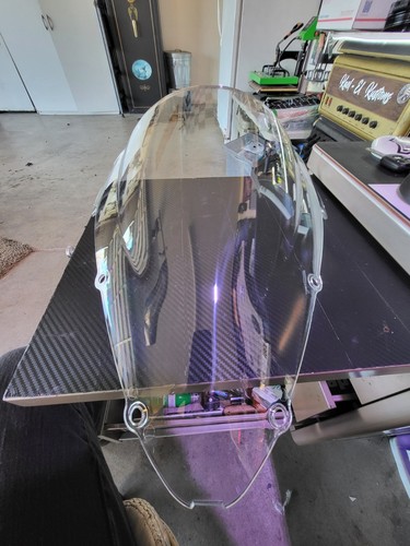 Clear Double Bubble Windscreen Windshield For Honda 2001-2008 CBR600 F4i CBR 600 - Picture 1 of 3