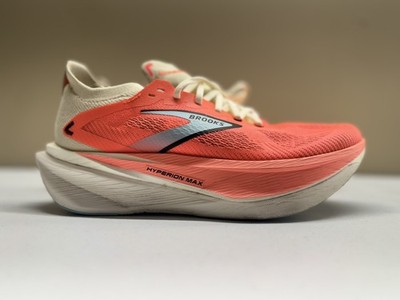 Brooks Womens Hyperion Max 3 1204551B659 Orange Running Shoes Sneakers Size 10 B