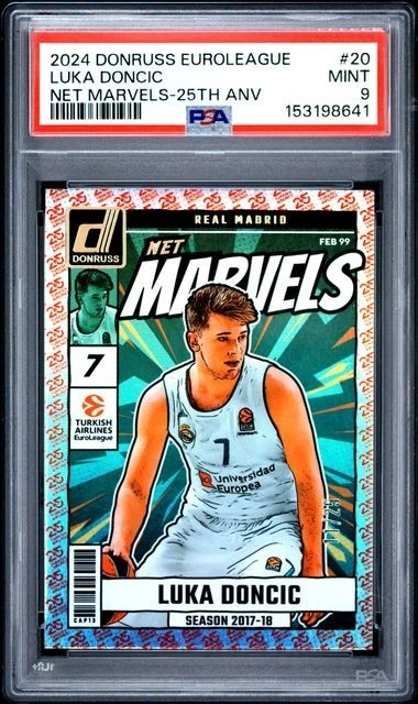 Luka Dončić 9 Graded Basketball Sports Trading Cards & Accessories