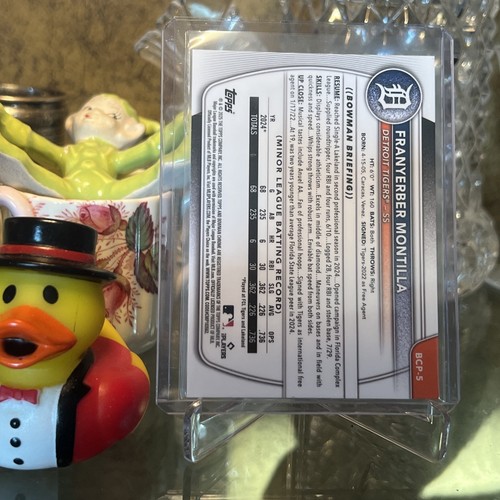 2025 Bowman Mega Box Franyerber Montilla #BCP-5 1st Chrome Mojo Refractor - Picture 2 of 2