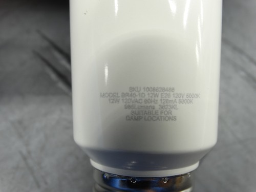 Unbranded 75-Watt Equivalent BR40 Dimmable LED Light Bulb Daylight (12-Pack) - Picture 5 of 11
