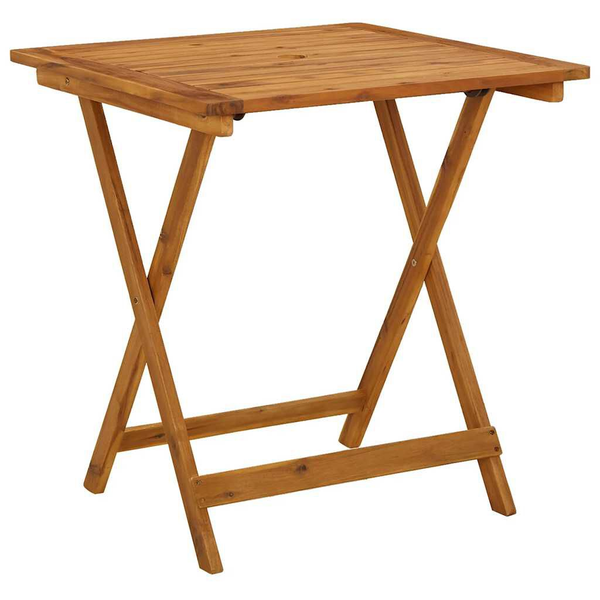 Gartentisch Klappbar 70X70X75 Cm Massivholz Akazie-image