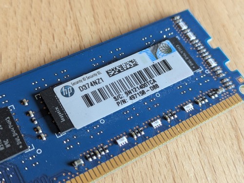 1 module Hynix 4 Go HP 497158-D88 M378B5273DH0-CH9 DDR3-1333Mhz PC3-10600U - Photo 3/7