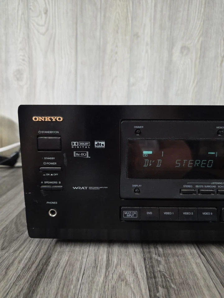 Onkyo 5.1 Channel AV Receiver TX-DS575X DTS Surround - No Remote - TESTED! - Image 3 of 4