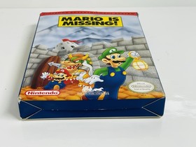 Mario Is Missing! NES CIB - NICE RARE Tested - Complete Poster Map & Manual