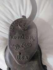 Vintage BUFFALO FORGE CO. "BUFCO" Blacksmith Forge Blower Works Great Hand Crank