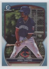 2023 Bowman Draft Chrome Sky Blue Refractor Ariel Castro #BDC-150 3pb