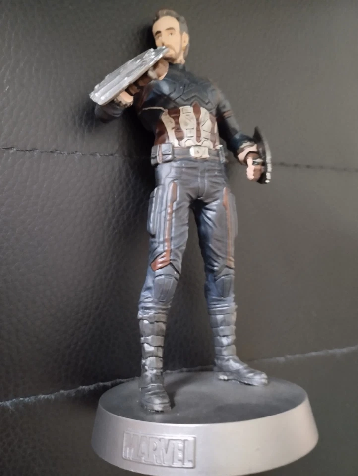 coffret collector eaglemoss " captain america " en plomb - Photo 3/4