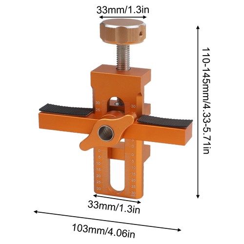 Robust Cabinet Door Installation Solution Aluminum Alloy Tool with Drill Bit - Picture 3 of 60