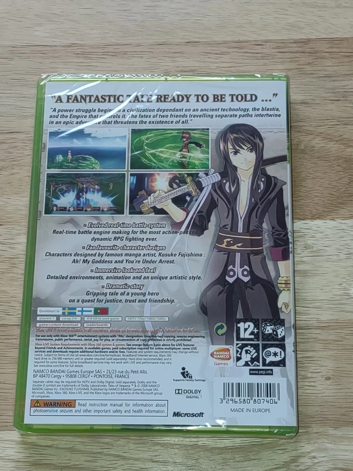 Tales of Vesperia Xbox 360 new sealed - Image 2 of 4