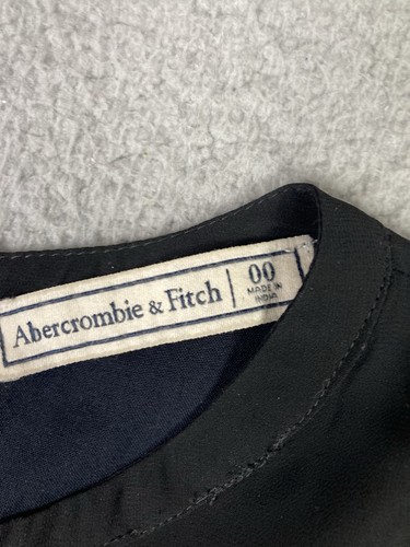 Abercrombie & Fitch Romper 00 Black Shorts Jumpsuit Keyhole Neck Cocktail Party - Picture 2 of 14