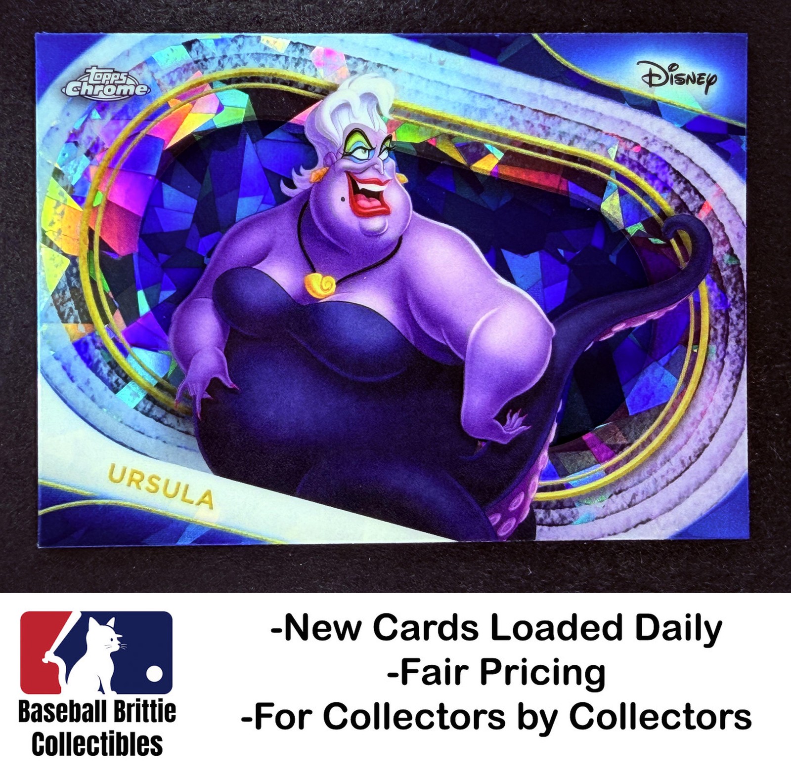 Ursula 2025 Topps Chrome Disney #DI-29 Disney Icons Price Guide