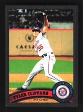 Tyler Clippard Washington Nationals 2011 Topps Black #74 SN /60