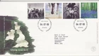 GB Stamps First Day Cover Stone and Soil, horse, bike, sport SHS Millennium 2000
