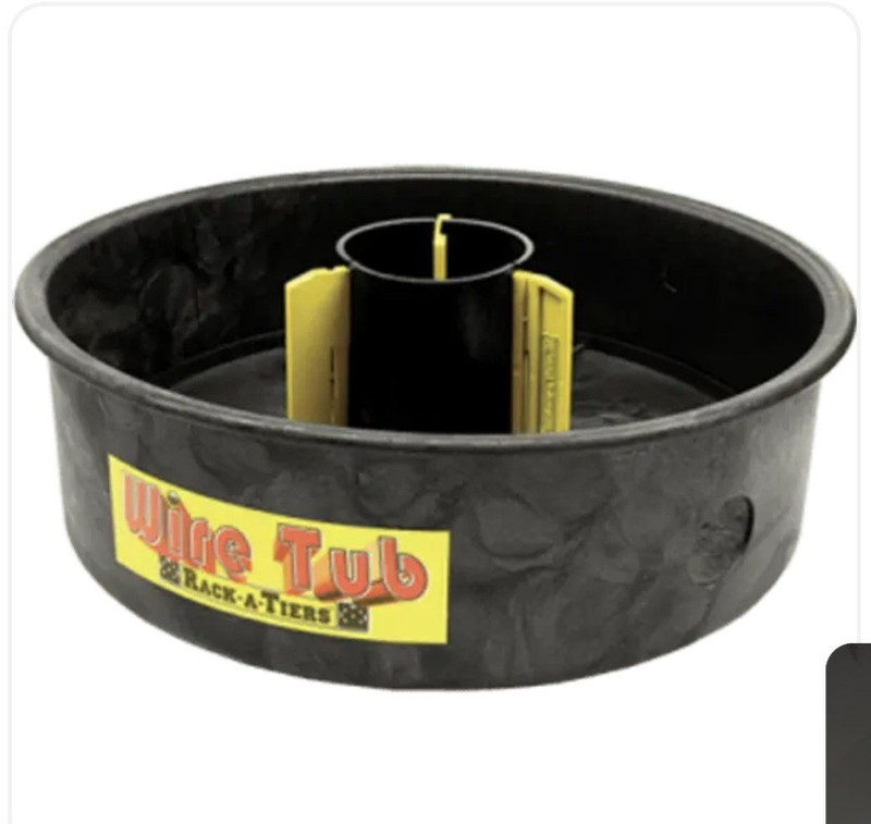 Rack-A-Tiers Wire Tub Spinning Wire Dispenser, 360° Tangle-Free, Black