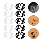 10 Pairs Ear Call Phone Holder Removable Soft Silicone Earphone Hook Earphones