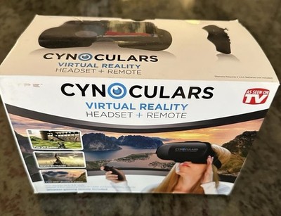 Cynoculars VIRTUAL REALITY HEADSET and Remote AS SEEN ON TV Hype - Games Movies