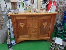 MASSIVER HOLZSCHRANK  ANTIK
