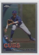 2010 Topps Chrome Refractor Starlin Castro #195 s5j