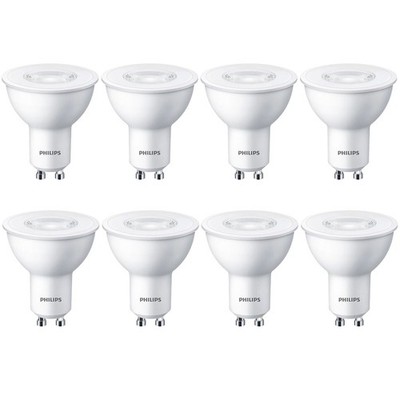 8 x Philips LED Strahler Reflektoren 4,7W = 50Watt GU10 380lm warmweiß 2700K 36°