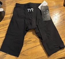 Men's TYR Venzo Onyx High Waist Jammer Size 24 Competition/Racing Swimsuit