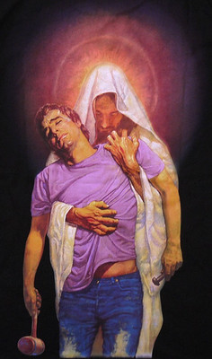 Mens BNWT FORGIVEN 'YOU BECOME' Graphic T Shirt size L