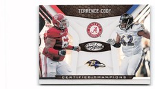 2018 Panini Certified Terrence Cody Certified Champions #4