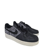 Nike Men\'s Air Force 1 07 LV8 Snakeskin 823511-003 Athletic Shoe Black White 9M Nike Air Force 1  main image 3