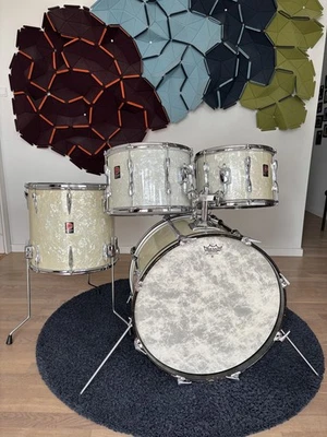 Vintage Premier Drums - SUPER RARE - PD303 – Gig Maker – White Marine Pearl - Bild 1 von 4