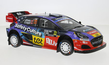 1:18 IXO Ford Puma Rally1 #22 Rally Sweden 2025 Sesks Francevic WRC Model NEW