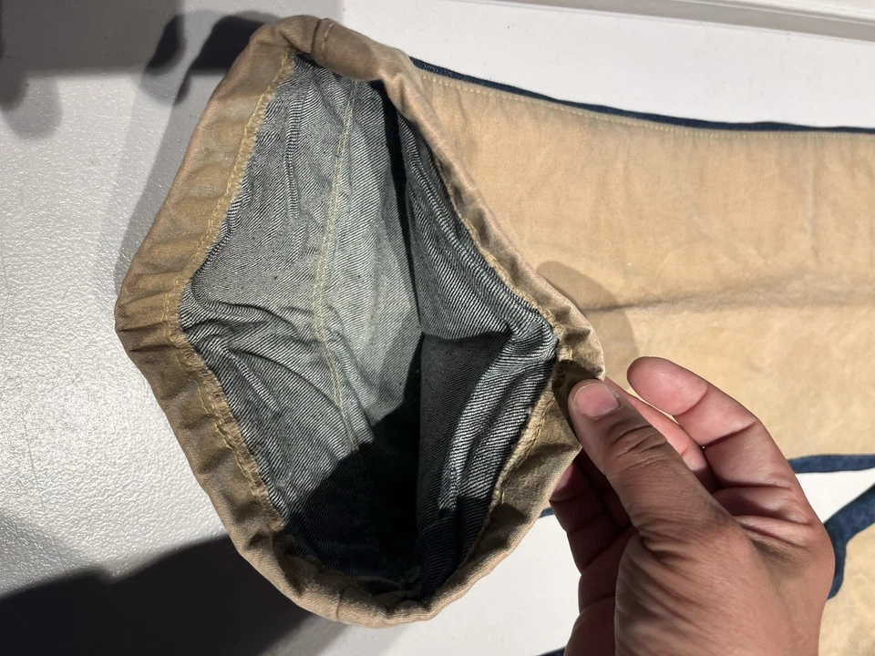 Levis 646 Jeans Men's 38x31 Orange Tab Bell Bottom Custom Denim 70's VTG 36x29.5 - Image 4 of 4