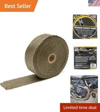 Dei Titanium Exhaust Heat Wrap 2x50 - Maximize Horsepower Heat Resistance Dei Titanium Exhaust Heat Wrap 2x50 - Maximize Horsepower Heat Resistance